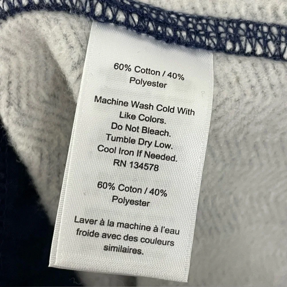 NWT Vineyard Vines Varsity Sweatshirt Dress Women's SMALL Long Sleeve Blue‎ - Picture 7 of 8